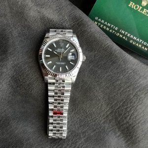 Réplique Montre Rolex Datejust 41mm Acier Rhodium Cadran 3235 Moteur 1130589820 - front view